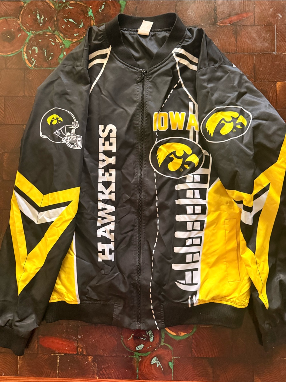 Hawkeyes Kids Black & Yellow Jacket Costume